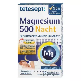 TETESEPT Magnesium 500 nat-tabletter, 30 kapsler