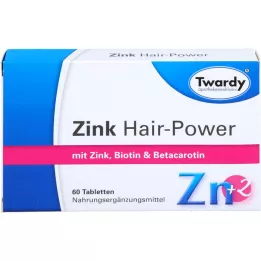 ZINK HAIR-Power-tabletter, 60 kapsler