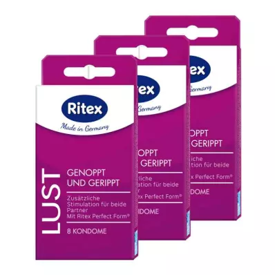 RITEX Lust kondompakke, 24 stk