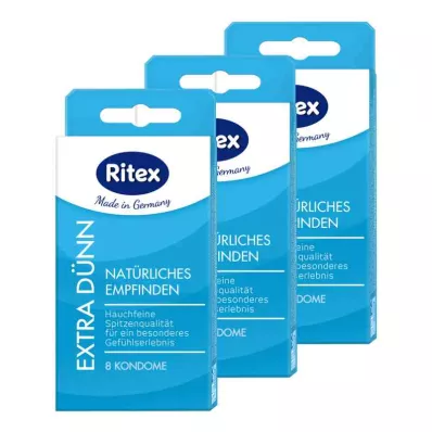 RITEX Ekstra tyndt kondombundt, 24 stk