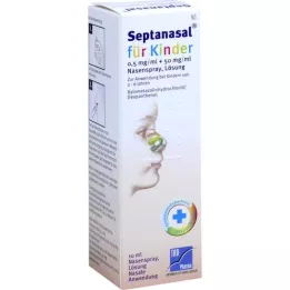 SEPTANASAL til børn 0,5 mg/ml + 50 mg/ml næsespray, 10 ml