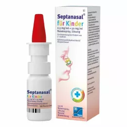 SEPTANASAL til børn 0,5 mg/ml + 50 mg/ml næsespray, 10 ml