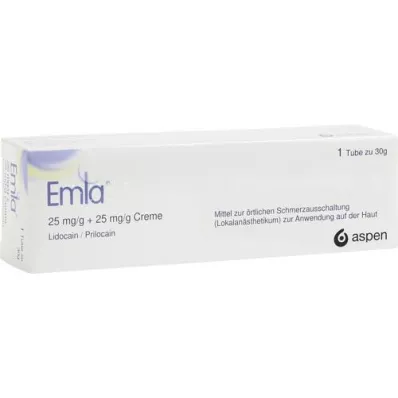 EMLA 25 mg/g + 25 mg/g creme, 30 g