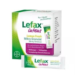 LEFAX intens Lemon Fresh Micro Granules 250 mg Sim, 50 stk