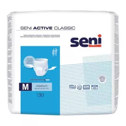 SENI Active Classic inkontinensslips til engangsbrug M, 30 stk