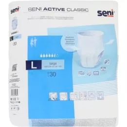 SENI Active Classic inkontinensslips til engangsbrug L, 30 stk
