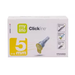 MYLIFE Clickfine pennenåle 5 mm 31 G, 100 stk