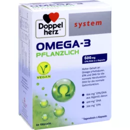 DOPPELHERZ Omega-3 urte system kapsler, 60 kapsler
