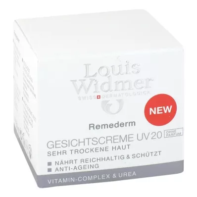 WIDMER Remederm ansigtscreme UV 20 uparfumeret, 50 ml