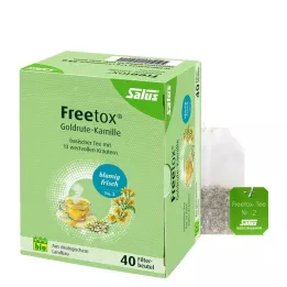 FREETOX Te Gyldenris-Kamille Økologisk Salus Filterpose, 40 stk
