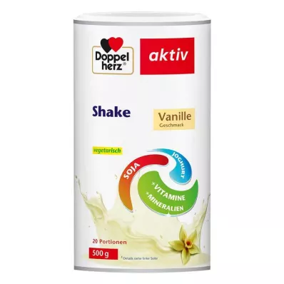 Doppelherz vægttabsshake vaniljepulver, 500 g