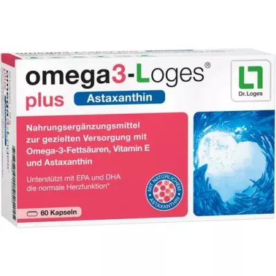 OMEGA3-Loges plus kapsler, 60 kapsler