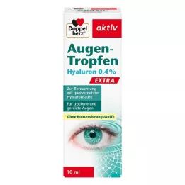 DOPPELHERZ Øjendråber Hyaluron 0,4% Extra, 10 ml