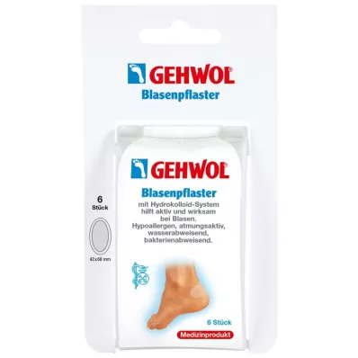 Gehwol blisterplaster stor, 6 stk