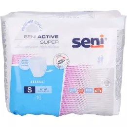 SENI Active Super inkontinensslips til engangsbrug S, 10 stk
