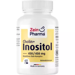 CHOLIN-INOSITOL 450/450 mg pr. veg. kapsel, 60 stk