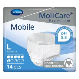 MOLICARE Premium Mobile 6 dråber størrelse L, 14 stk