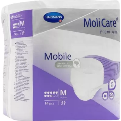 MOLICARE Premium Mobile 8 dråber størrelse M, 14 stk