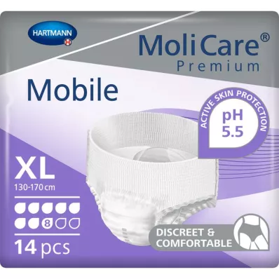 MOLICARE Premium Mobile 8 dråber størrelse XL, 14 stk