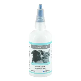 HEXOCLEAN Syrlig ørerens til hunde og katte, 150 ml