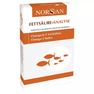 NORSAN Selvtest af fedtsyreanalyse, 1 stk