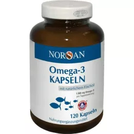 NORSAN Omega-3-kapsler, 120 kapsler