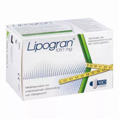 LIPOGRAN Tabletter, 180 stk
