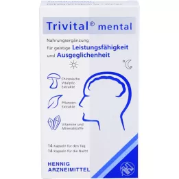 TRIVITAL mentale kapsler, 28 stk