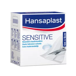 HANSAPLAST Sensitive plastre 6 cmx5 m rulle, 1 stk