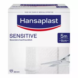 HANSAPLAST Sensitive plastre 8 cmx5 m rulle, 1 stk