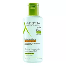 A-DERMA EXOMEGA CONTROL Rensegel 2i1, 200 ml