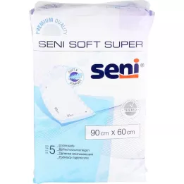 SENI Soft Super sengerand 90x60 cm, 5 stk