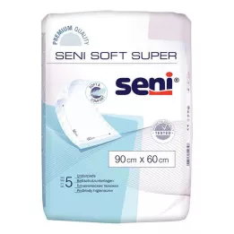 SENI Soft Super sengerand 90x60 cm, 5 stk