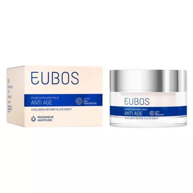 EUBOS ANTI-AGE Hyaluron Repair Filler Natcreme, 50 ml