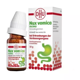 NUX VOMICA D 6 DHU Glob. til sygdomme i fordøjelsessystemet, 10 g