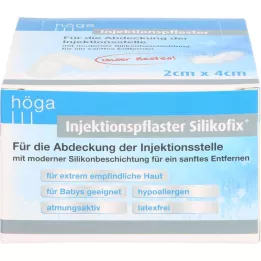 INJEKTIONSPFLASTER Silikofix 2x4 cm Höga, 100 stk