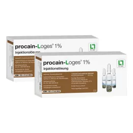 PROCAIN-Loges 1% opløsning til injektionsampuller, 100X2 ml