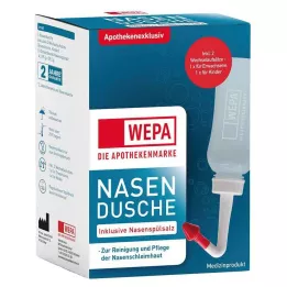 WEPA Nasal douche med 10x2,95 g næseskylle-salt, 1 P