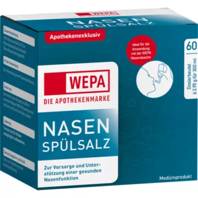 WEPA Salt til næseskylning, 60X2,95 g