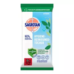 SAGROTAN Hygiejnerenseservietter, 60 stk