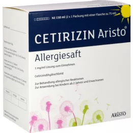 CETIRIZIN Aristo allergisaft 1 mg/ml opløsning til oral brug, 150 ml