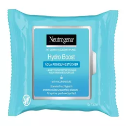 NEUTROGENA Hydro Boost Aqua renseservietter, 25 stk