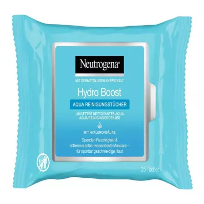 NEUTROGENA Hydro Boost Aqua renseservietter, 25 stk