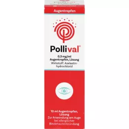 POLLIVAL 0,5 mg/ml øjendråbeopløsning, 10 ml