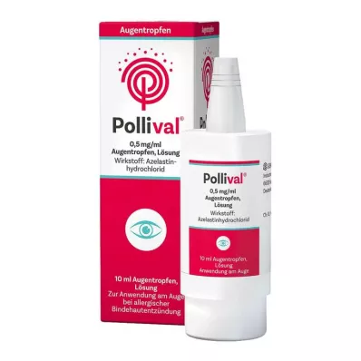 Pollival øjendråber med azelastin, 10 ml