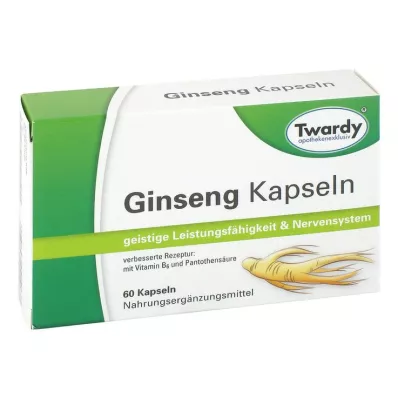 Ginseng kapsler, 60 stk