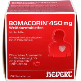 BOMACORIN 450 mg hvidtjørn-tabletter, 100 stk