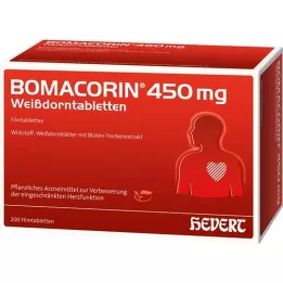 BOMACORIN 450 mg hvidtjørn-tabletter, 200 stk