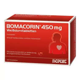 BOMACORIN 450 mg hvidtjørn-tabletter, 200 stk