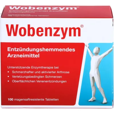 WOBENZYM enterotabletter, 100 stk